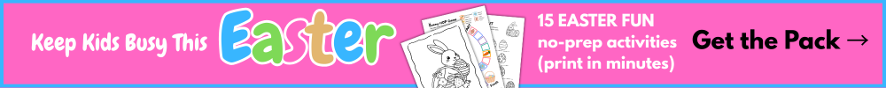 Gittin Creative - Screen Free Easter Activities for kids - Instant Digital Download
