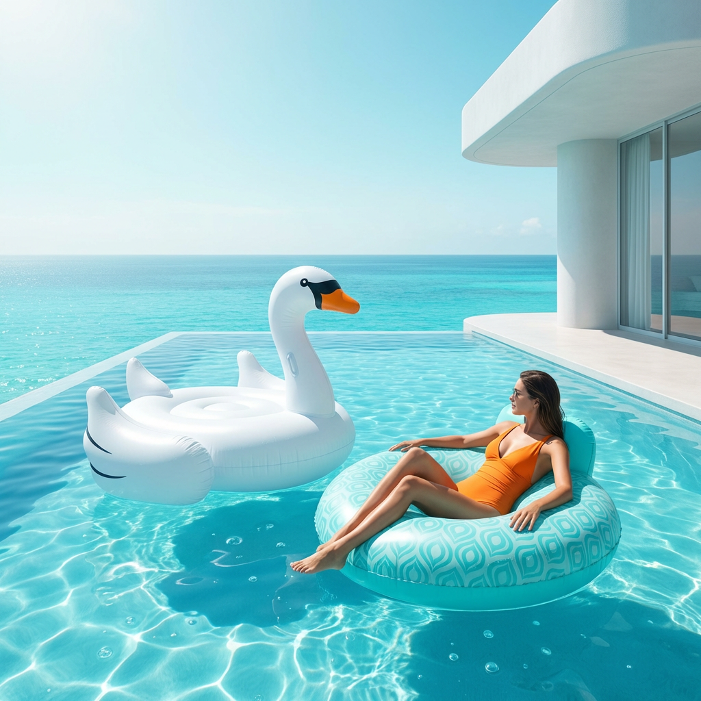 Inflables para alberca — flotadores y colchonetas inflables venta