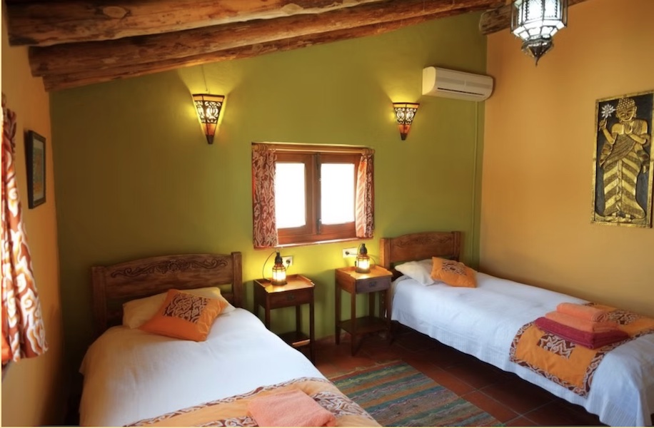 Shared twin room at Suryalila Retreat Centre