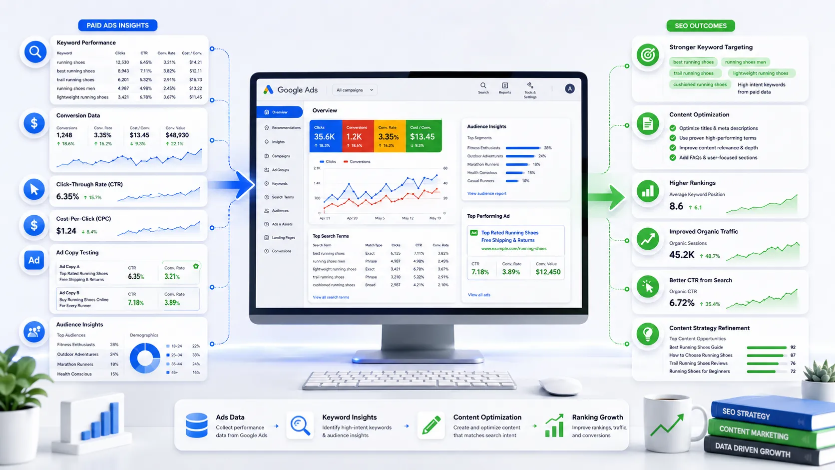 Do Google Ads directly improve organic SEO rankings
