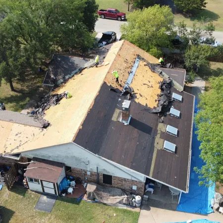 Roof replacement project