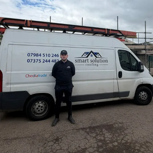 Brandon Davies, owner of Smart Solution Roofing Ltd