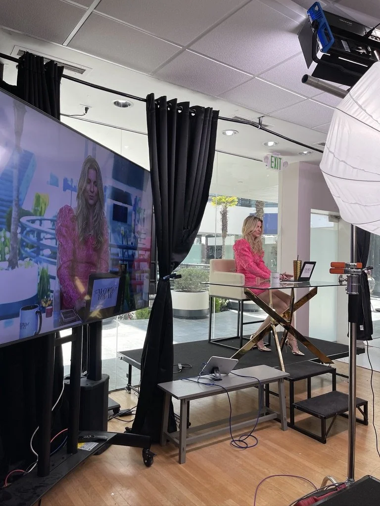 The McCord List network hosts on set