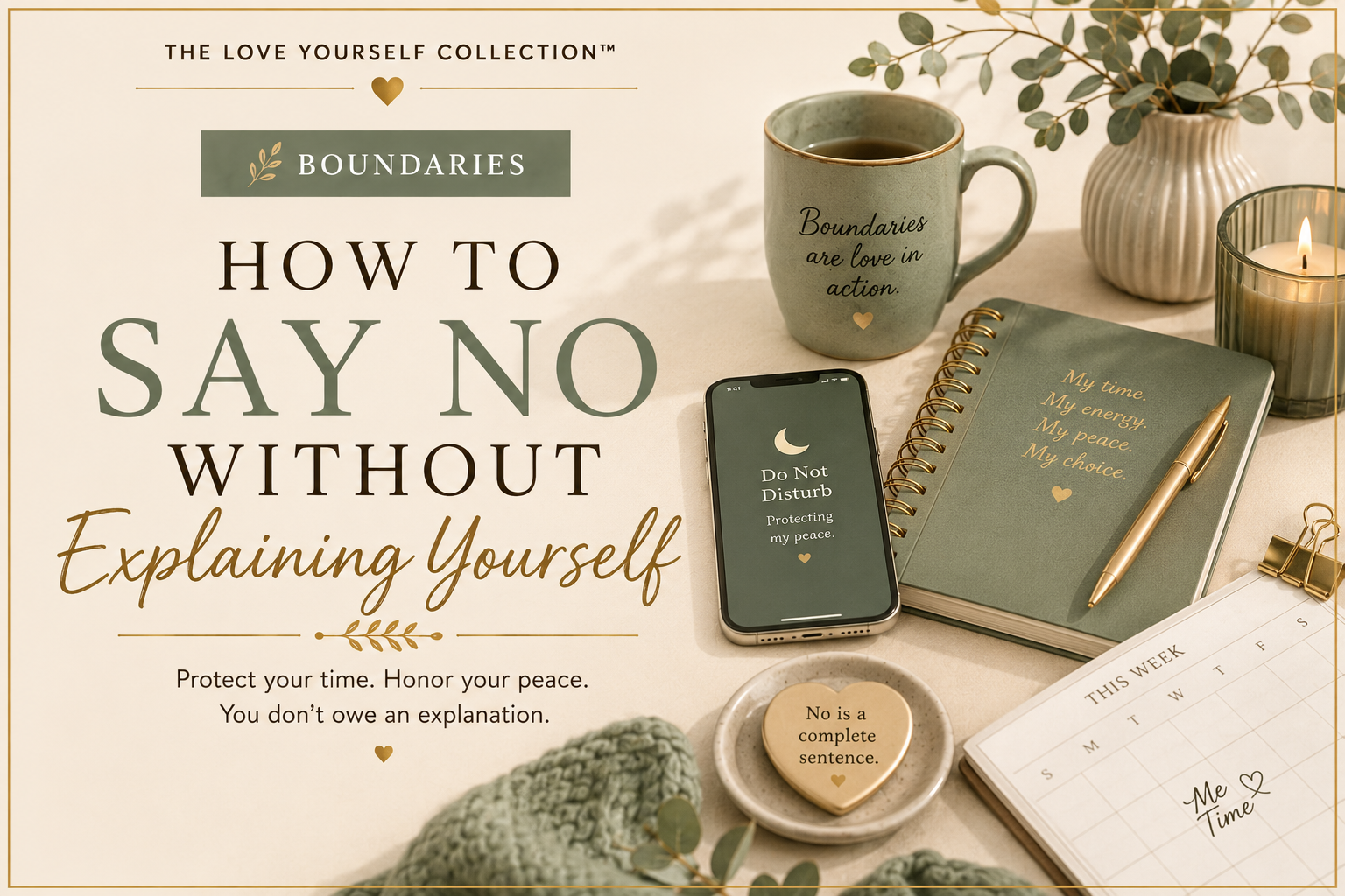 How to Say No Without Explaining Yourself