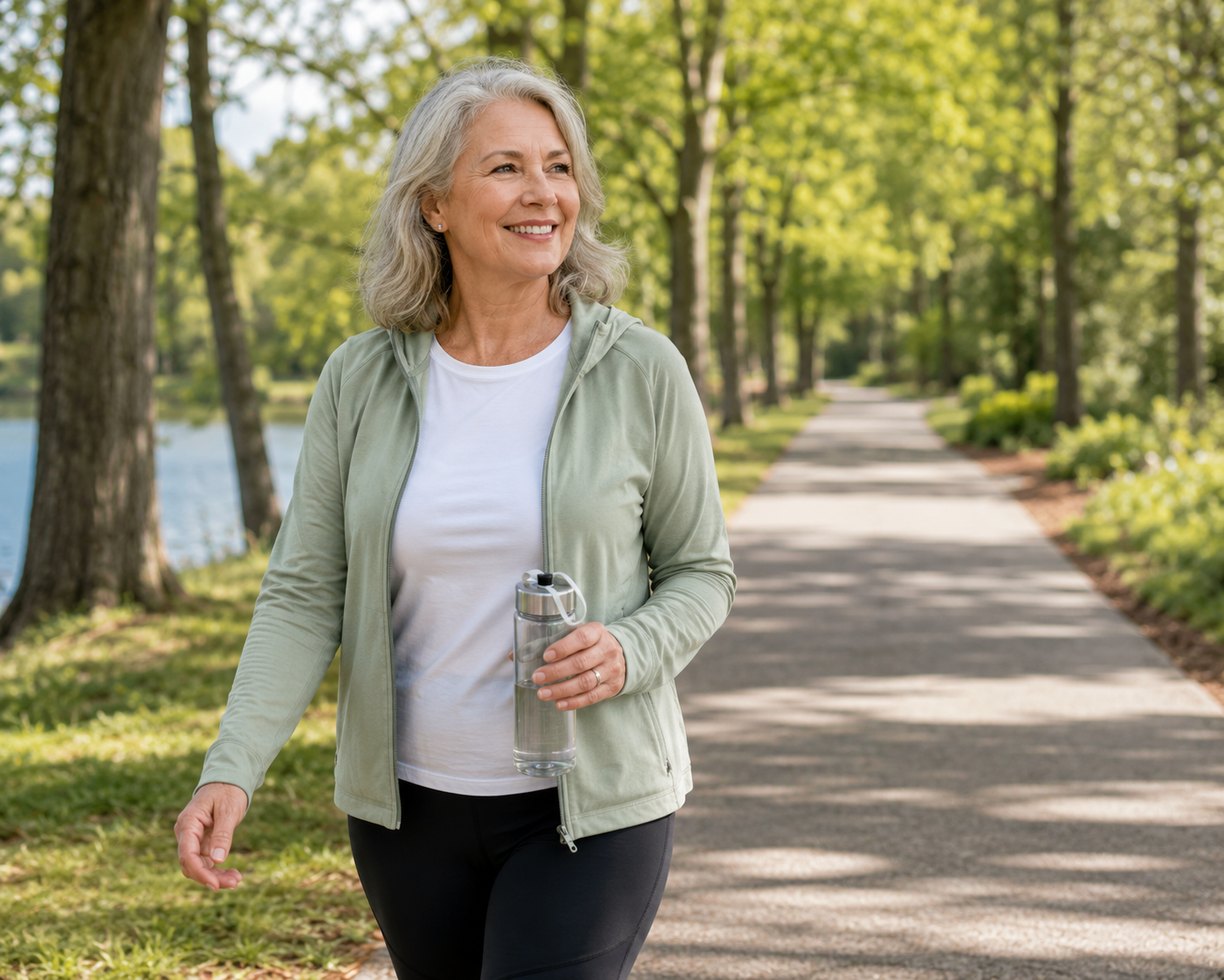 Active adult enjoying a healthy and independent lifestyle