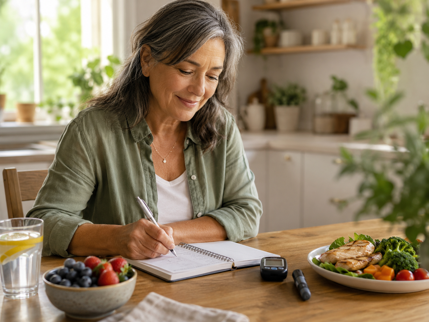 Blood sugar tracking and healthy eating