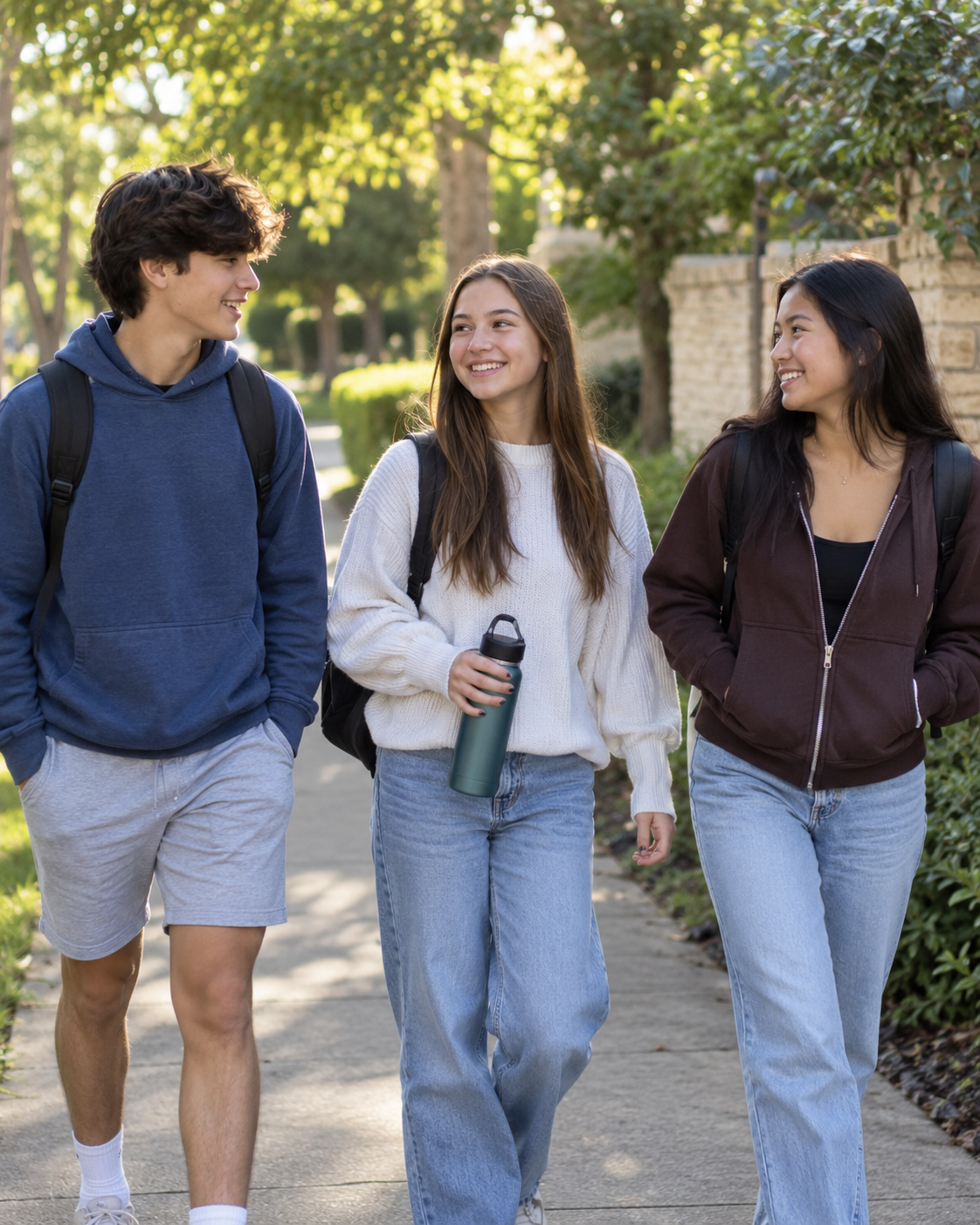 Teen enjoying a healthy everyday activity