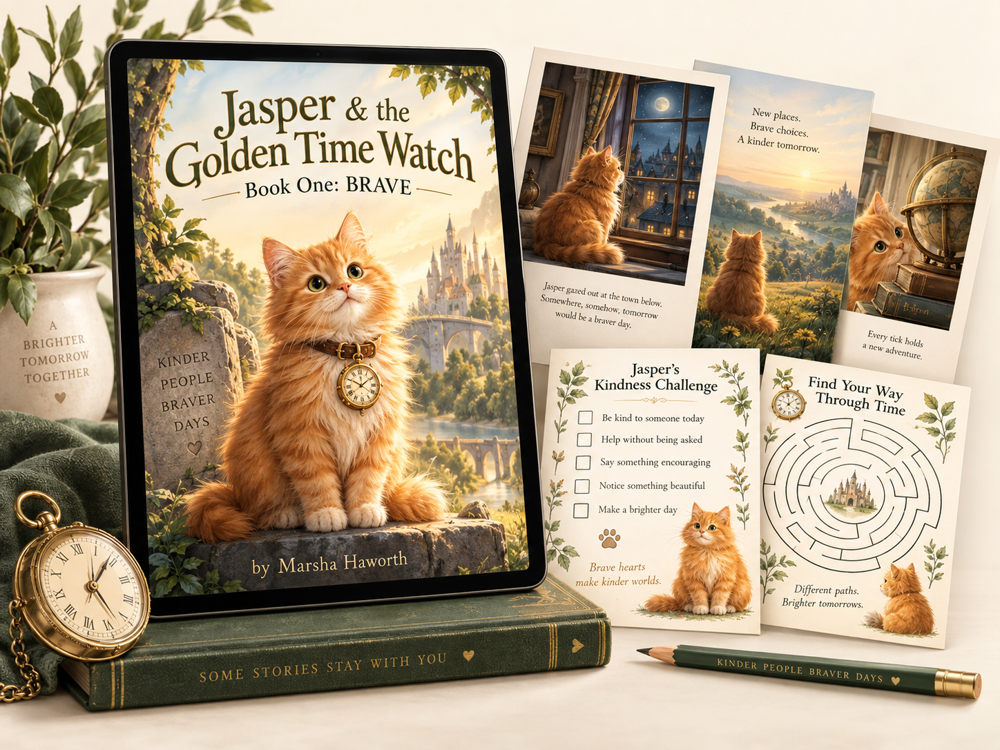 Jasper and the Golden Time Watch Book One BRAVE digital book package
