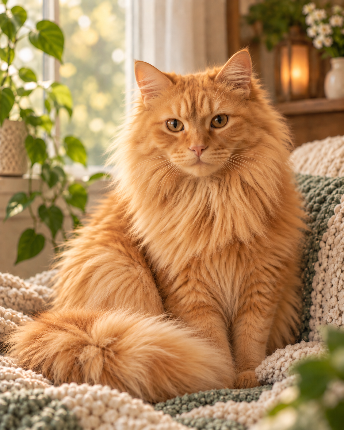 Jasper, the orange cat who inspired The Diabetic Cat