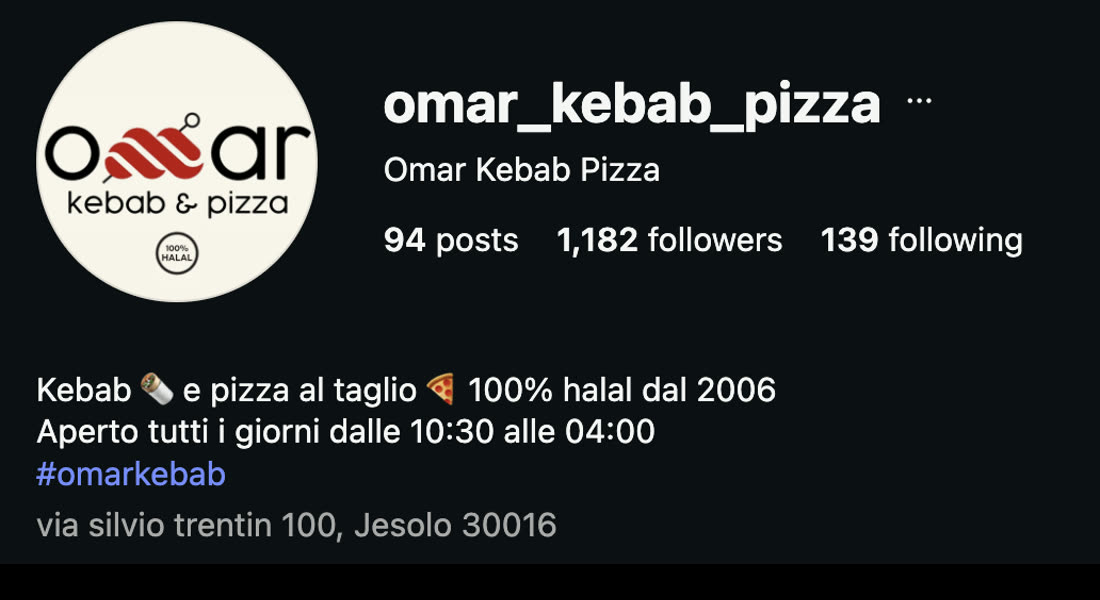 Profilo Omar Kebab