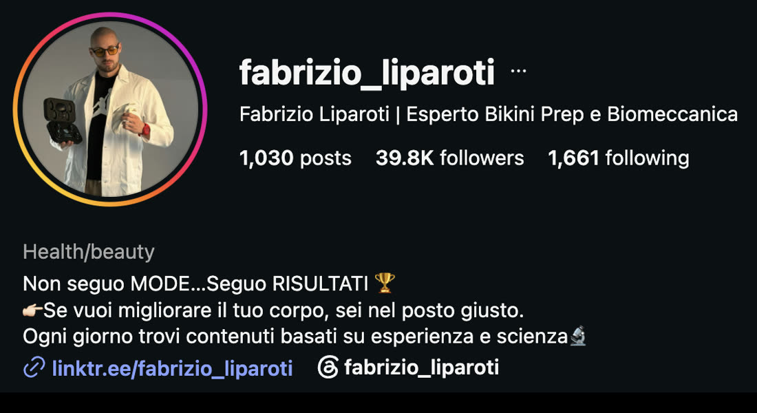 Profilo Fabrizio Liparoti