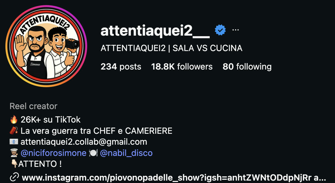 Profilo Attenti a Quei 2