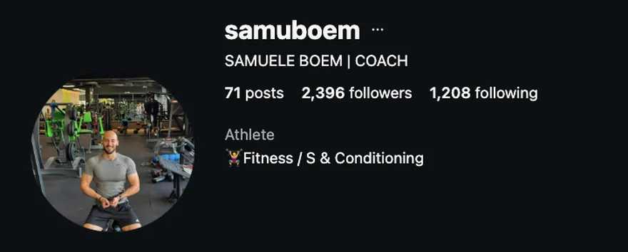 Profilo Samuele Boem