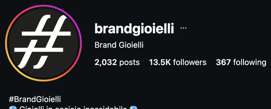 Profilo Brand Gioielli