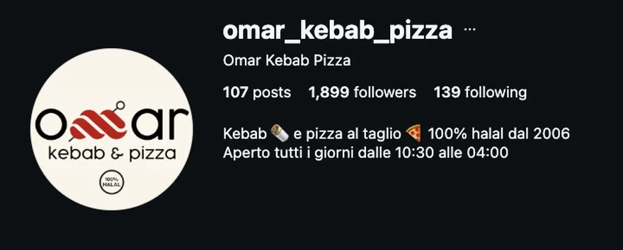 Profilo Omar Kebab