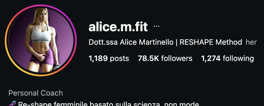 Profilo Alice Martinello