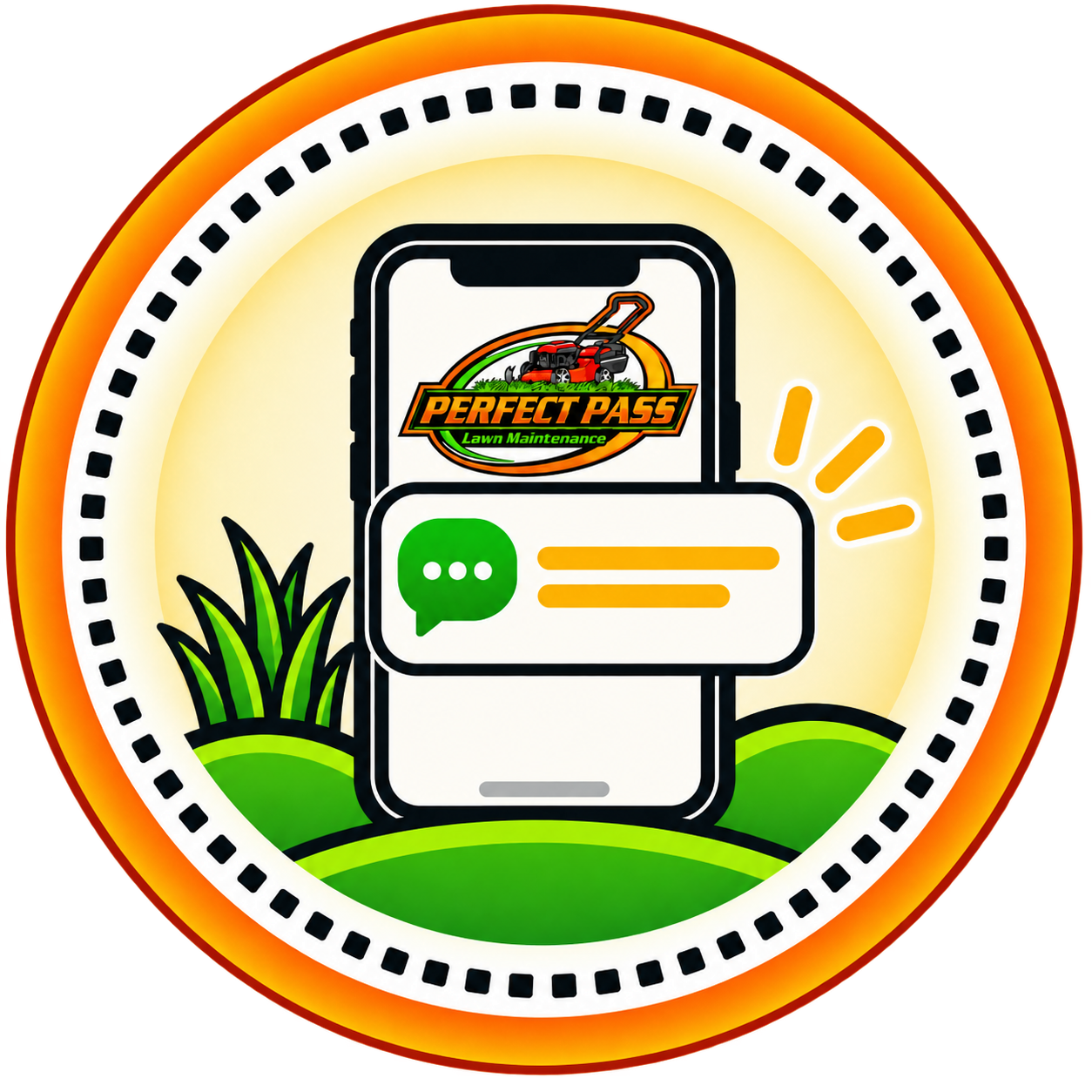 SMS snow removal service notification