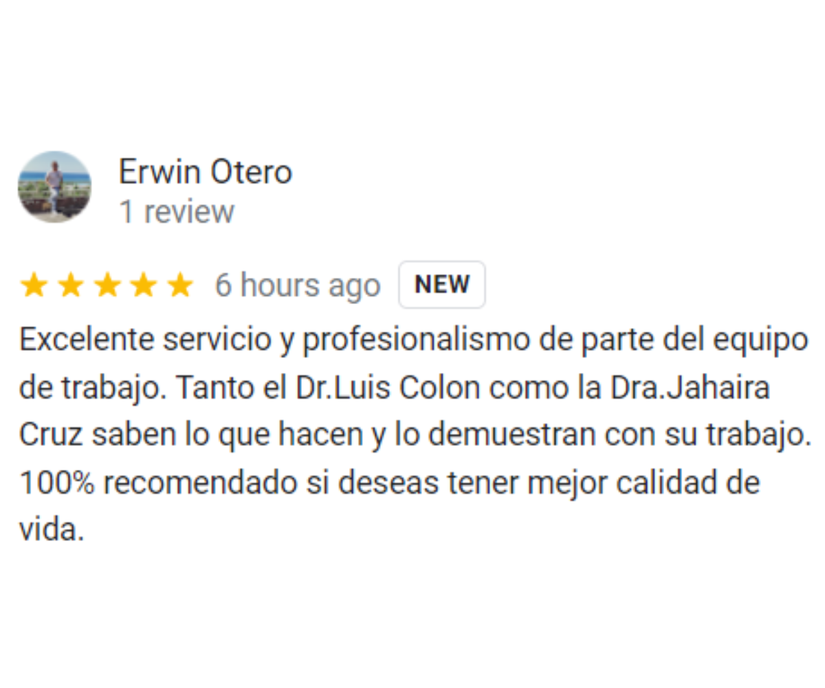 Testimonio paciente QuiroPlus+