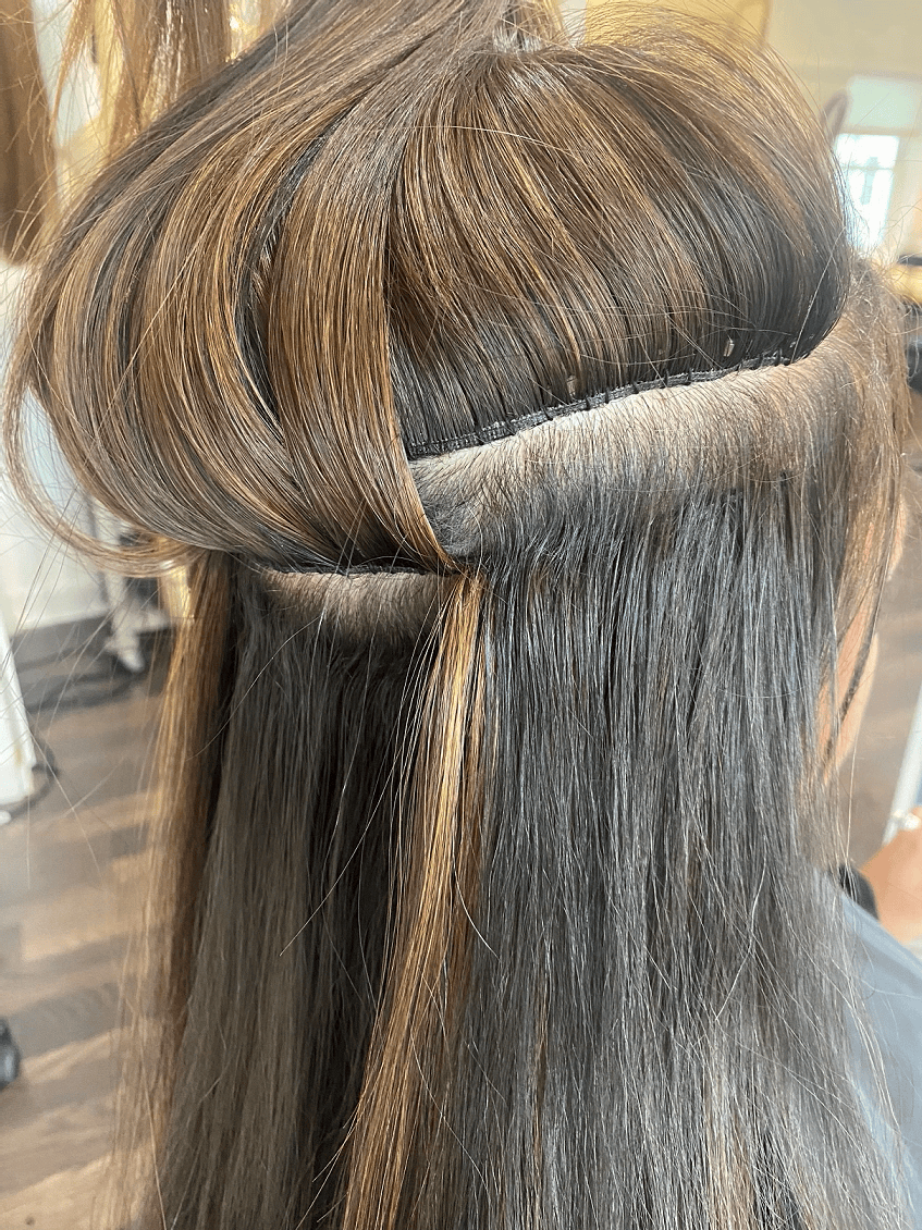 IBE hand tied extensions Dublin OH