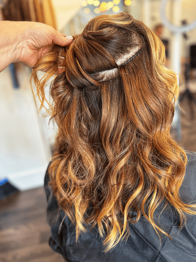 hand tied extensions Dublin OH, IBE certified stylist Dublin