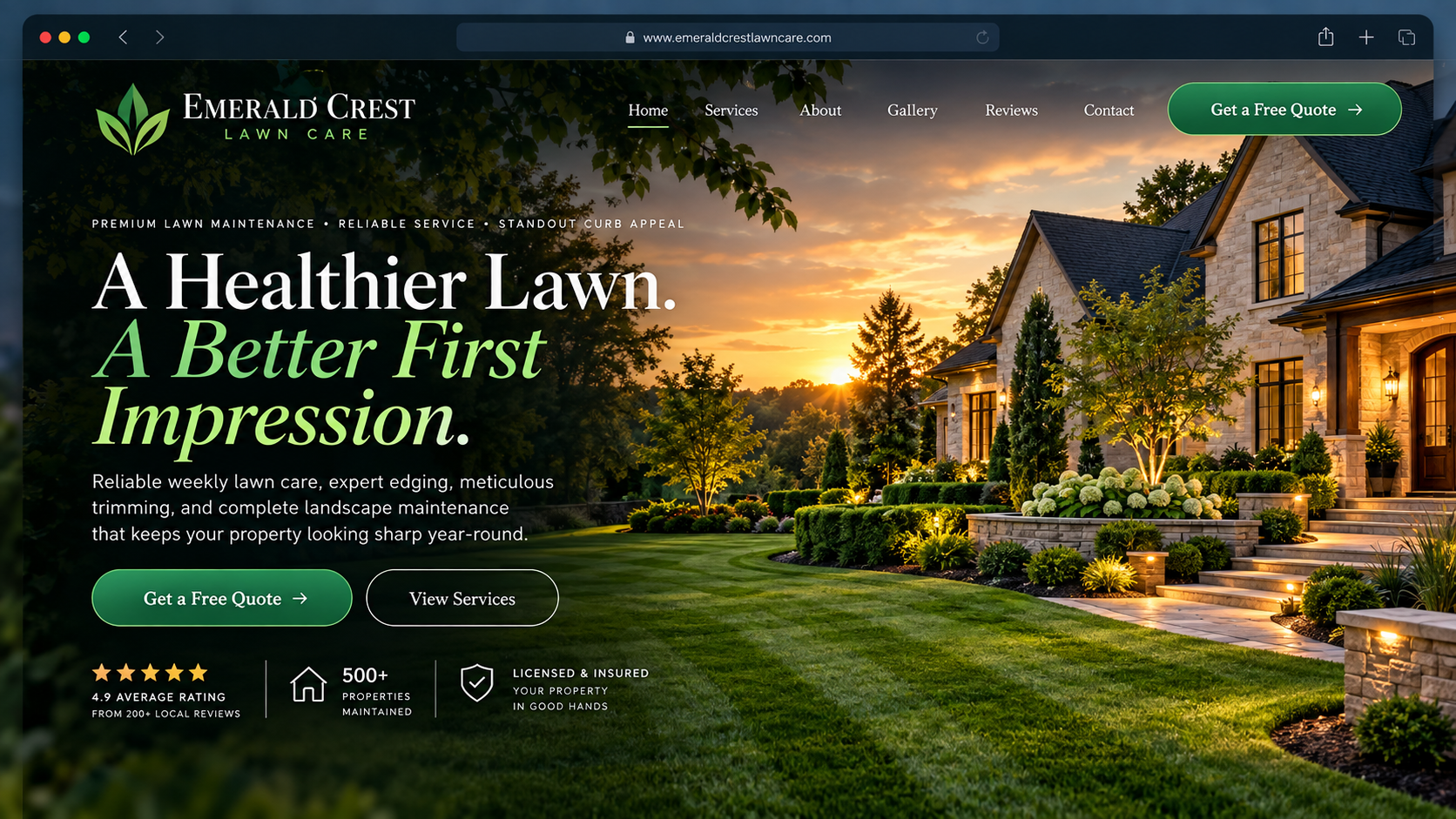 Website built with Vera AI Studio — Emerald Crest Lawn Care