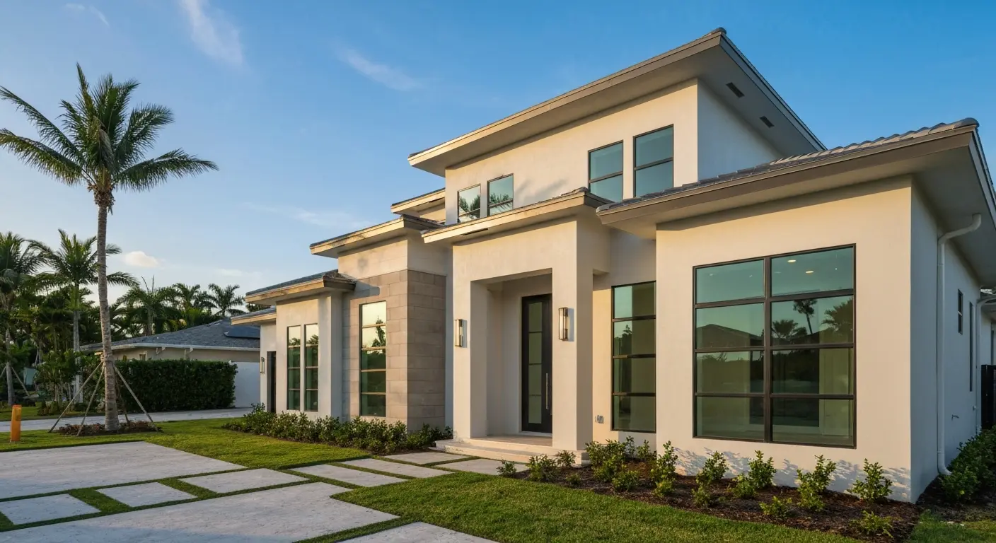 New home construction in South Miami