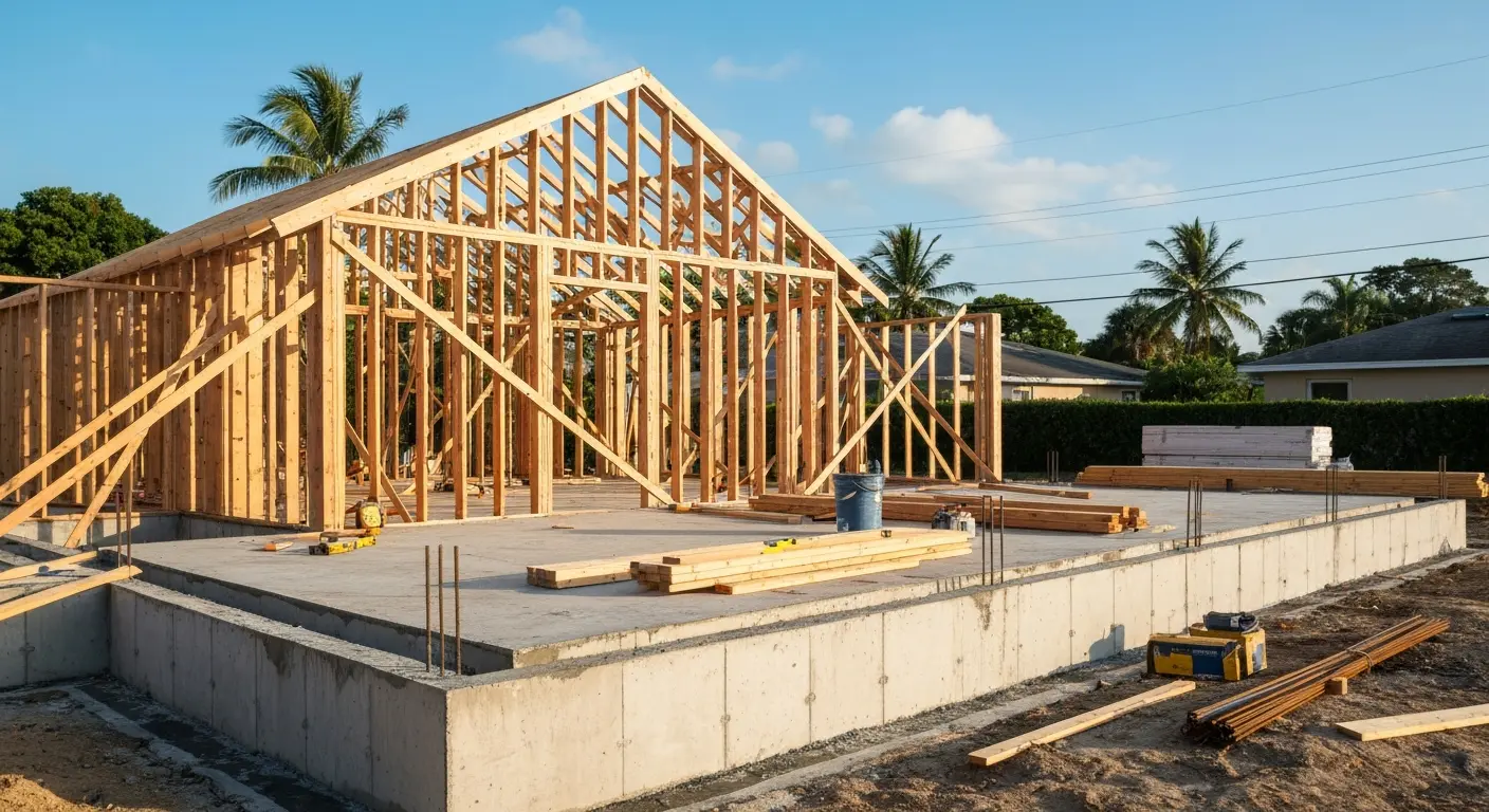 Residential construction project