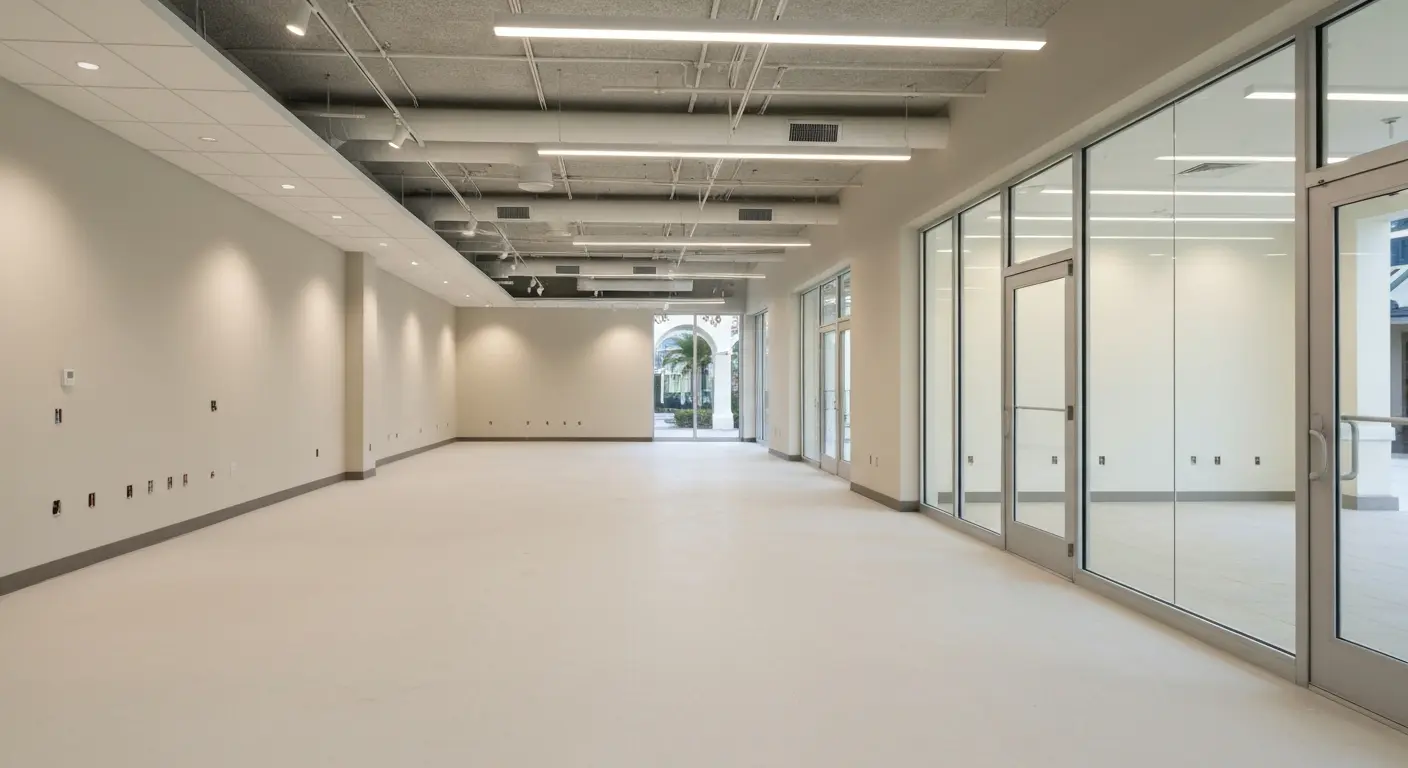 Retail space construction