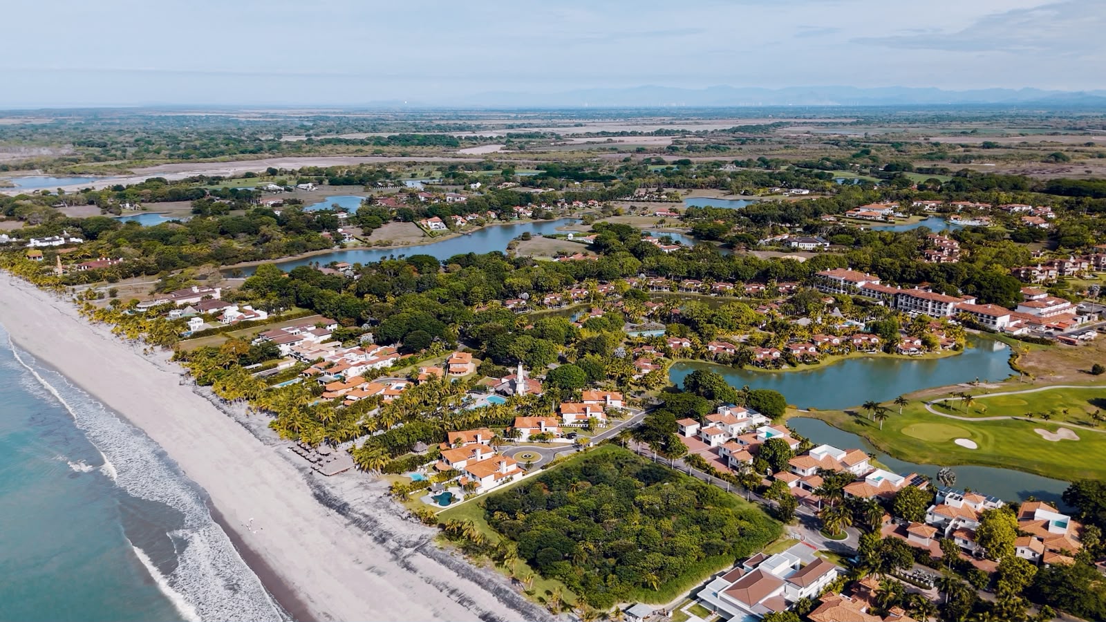 Luxury golf course and marina