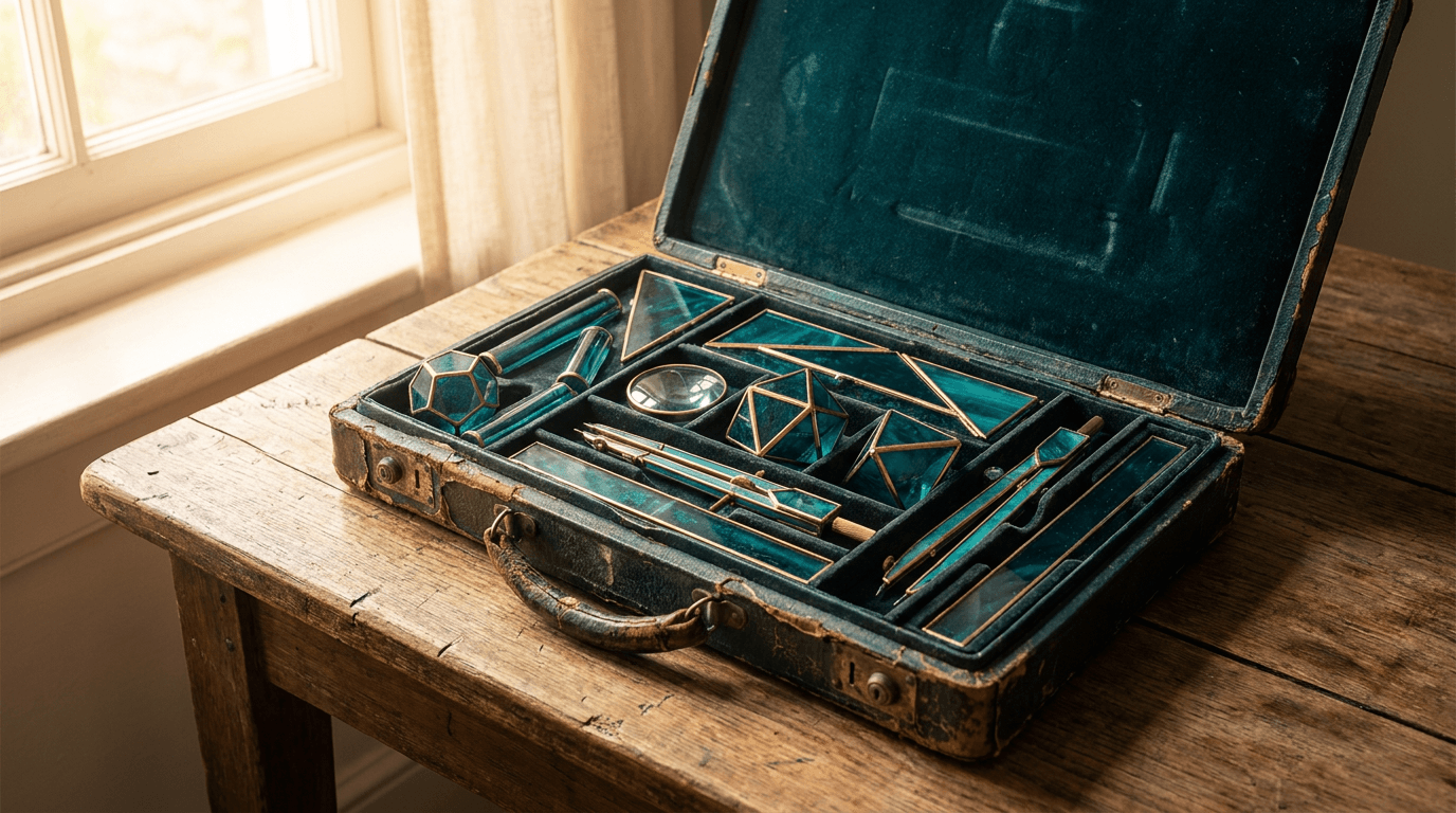 An open case of calm, ordered tools — the Emergency Toolkit