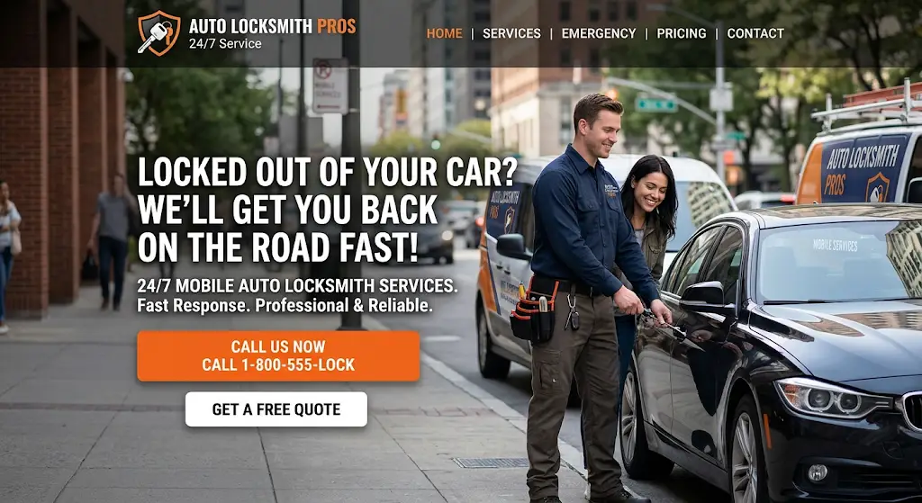 locksmith website design
