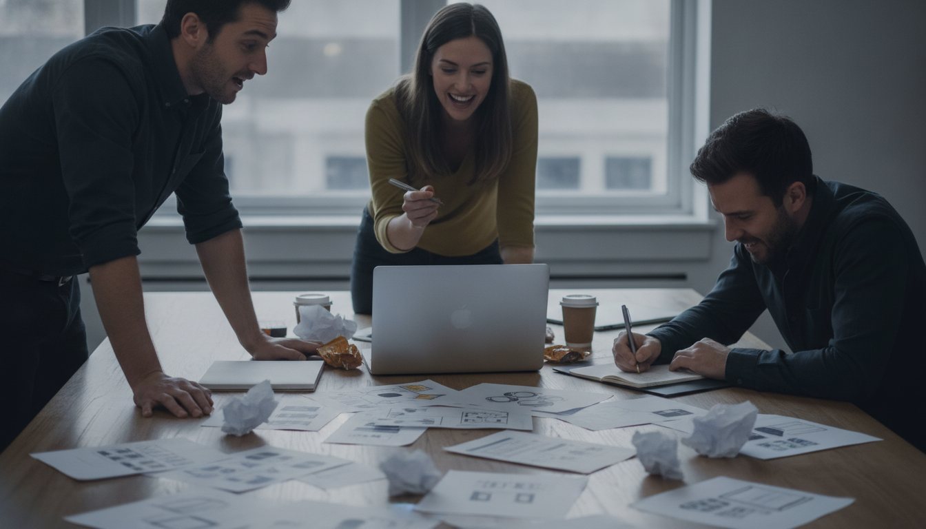 A live demonstration-style talk showing how a business idea can be researched