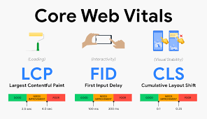 an illustration that shows what the core web vitals are needed for a webwite an illustration that shows what the core web vitals are needed for a webwite