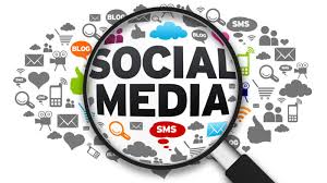 a magnifying glass highlighting the words Social Media a magnifying glass highlighting the words Social Media