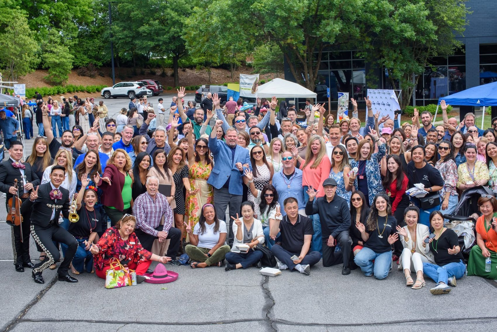 VPR agents and staff together at a company event