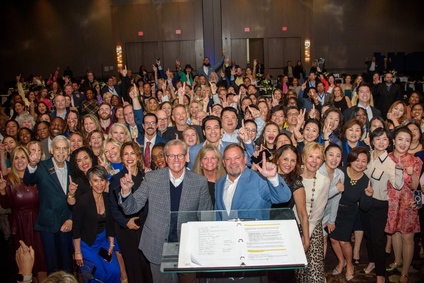 VPR agents and staff celebrating at the Success Summit