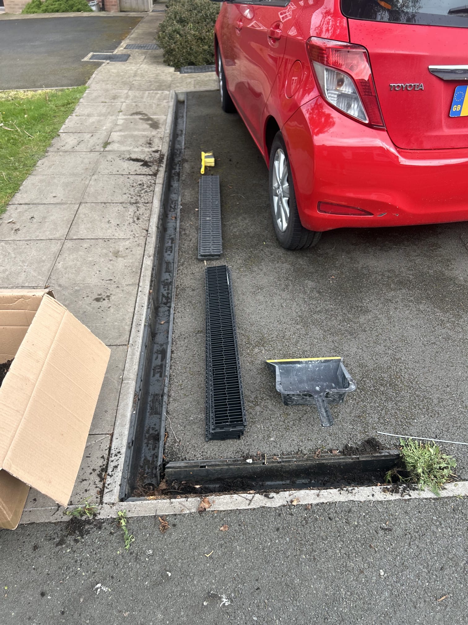 Channel Drain Installation