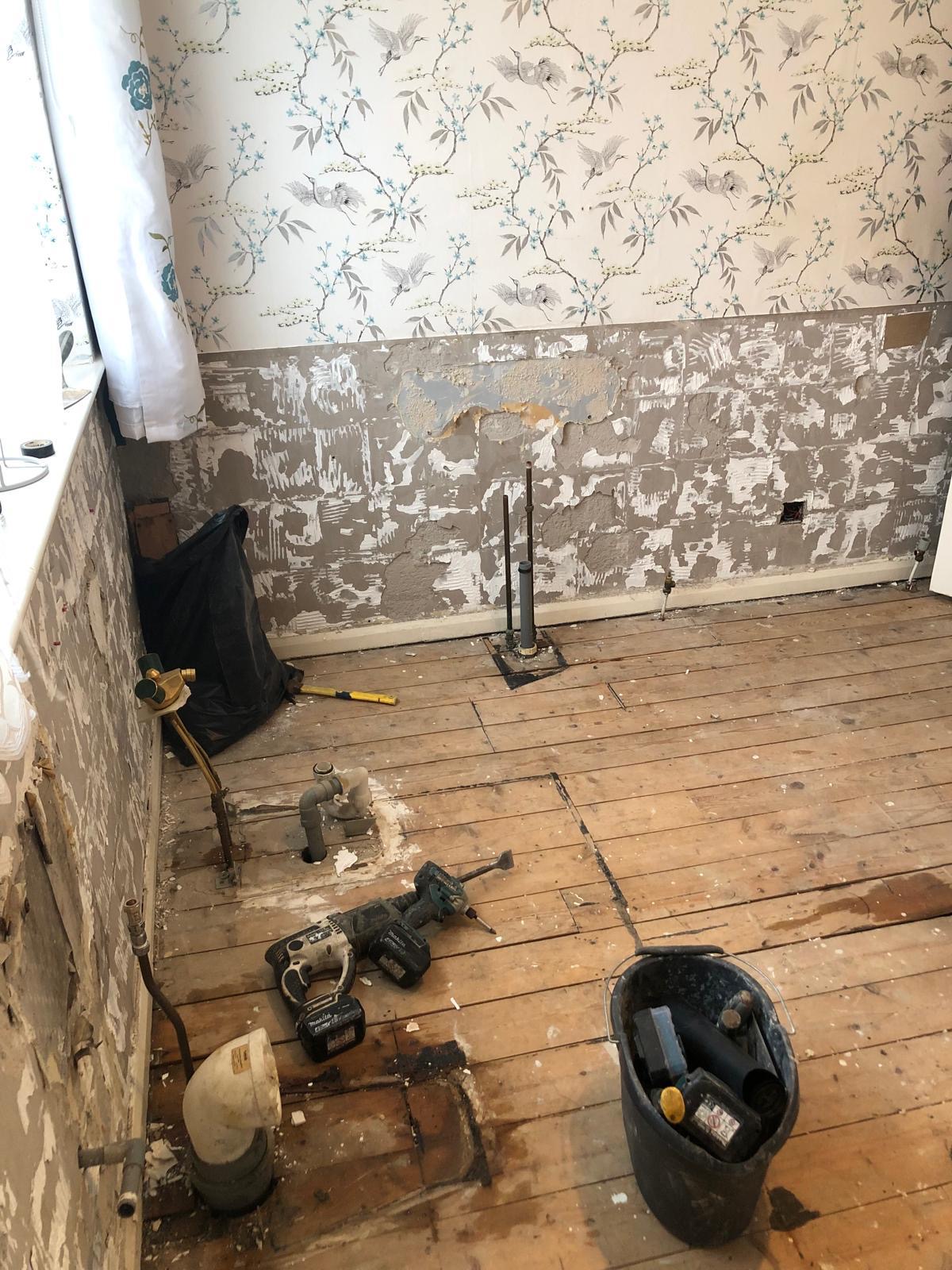 Bathroom Before Renovation ( Marble Bathroom)