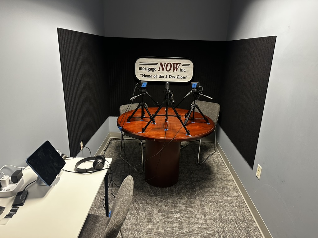 Mortgage Now studio built by SuiteRecording