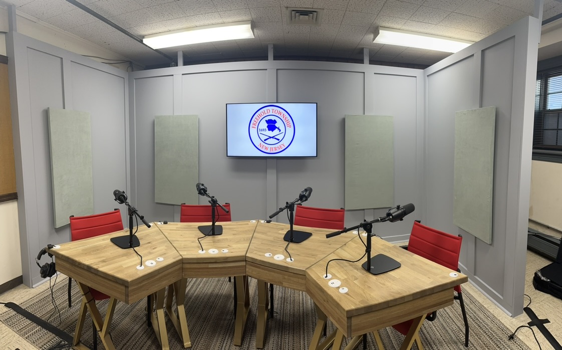 Freehold Township Municipal Center studio built by SuiteRecording