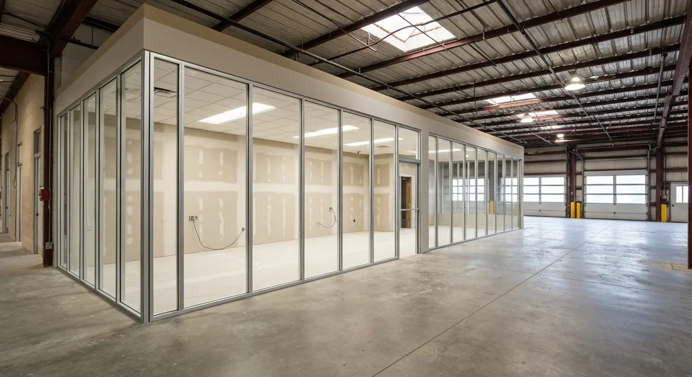 Warehouse tenant finish