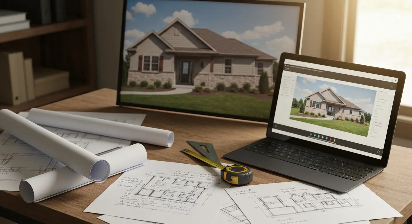 Design-build home in Brownsburg