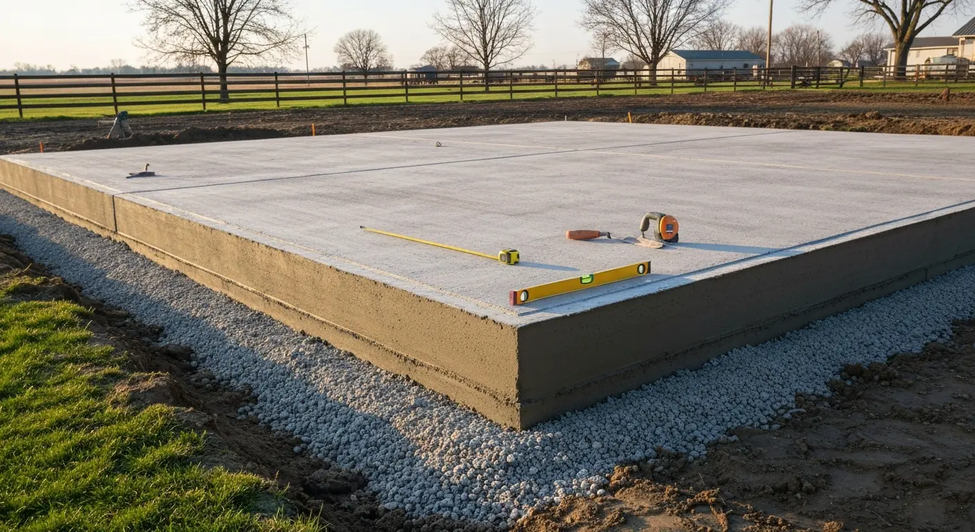 Concrete foundation work