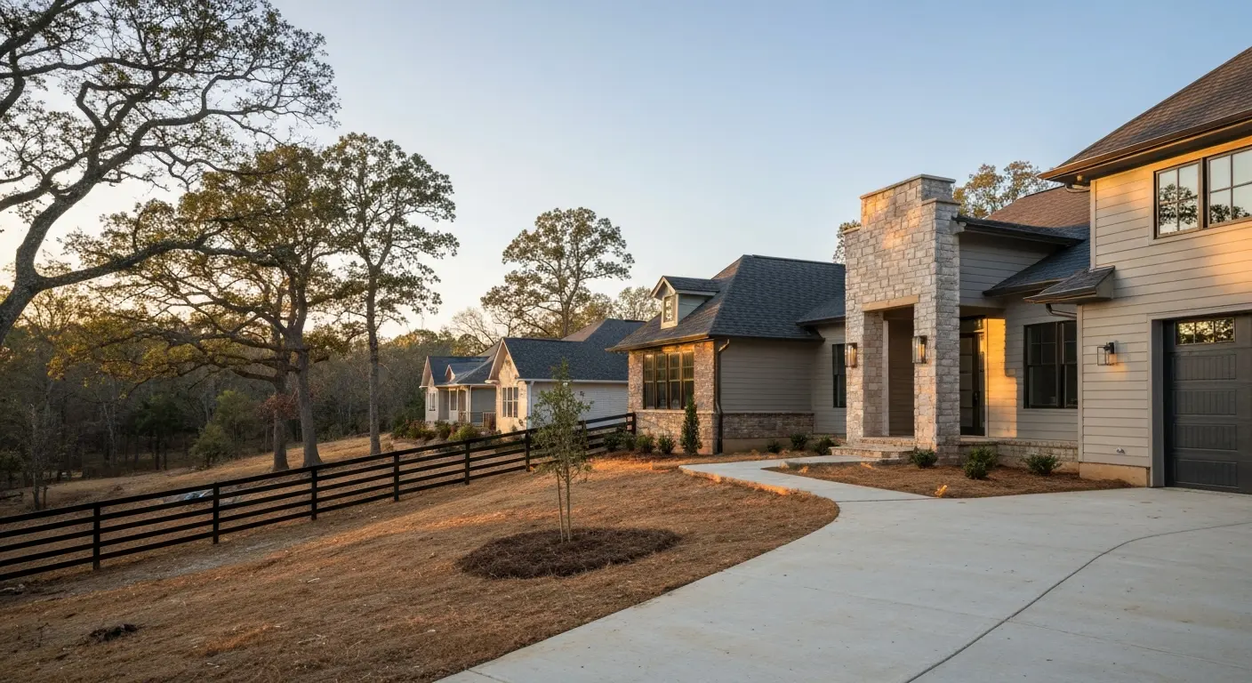 Custom home build in Pittsboro