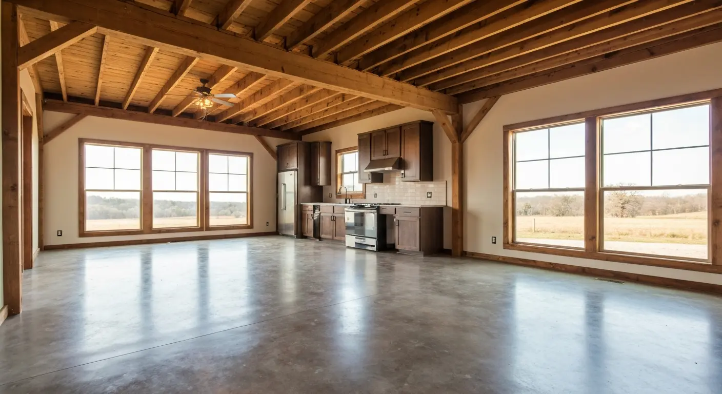 Barndominium with acreage