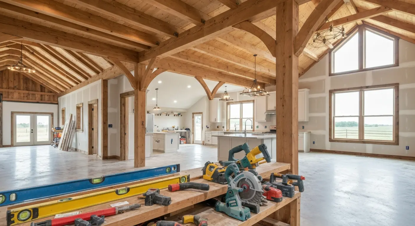 Barndominium construction