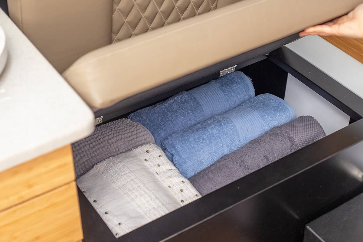 Under-seat storage
