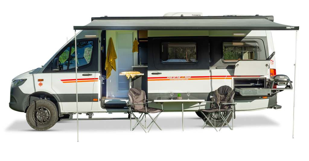 Kruiswagen camp configuration