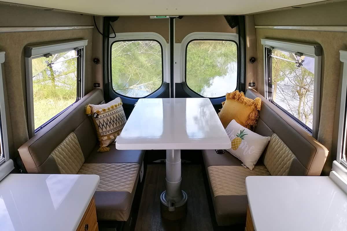 Dinette and living area
