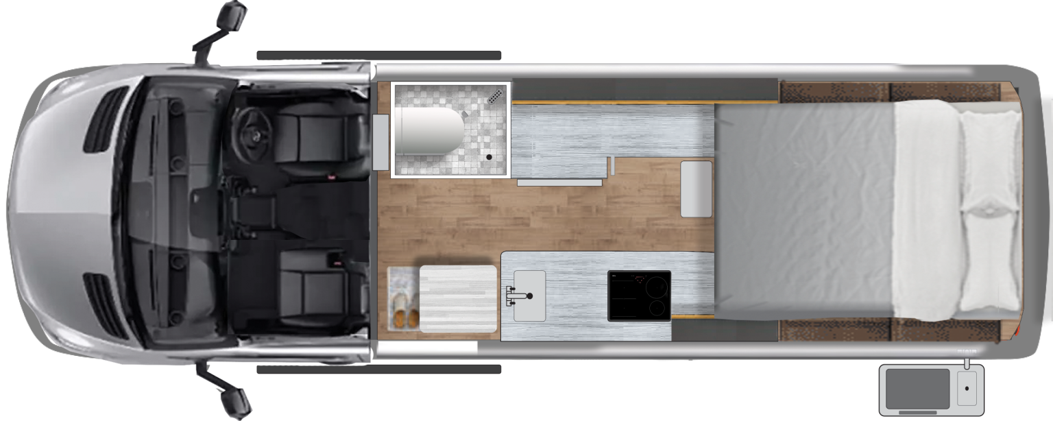 Kimberley Kruiswagen sleeping layout